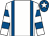 White, royal blue braces, hooped sleeves, royal blue cap, white star (C T & A Samways)