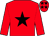Red, black star, red cap, black stars (Stephen O'Connell Miley)