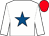 White, royal blue star, red cap (James Colgan)