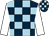 Dark blue & light blue check, white sleeves, dark blue & light blue check cap (Half A Keg Syndicate)