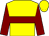 Yellow, maroon hoop and sleeves (Kinnersley Partnership)