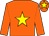 Orange, yellow star and star on cap (Mr Sultan Ali)