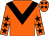 Orange, black chevron, orange sleeves, black stars, orange cap, black stars (Mr Gary Smith)