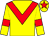 Yellow, red chevron, red armlet, red star on cap (Victoria Syndicate)