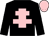 Black, pink cross of lorraine and cap (Mr K O Warner)