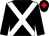 Black, white cross belts, black cap, red diamond (Mr Ferdy Murphy)