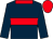 Dark blue, red hoop and collar, red cap (Mr T R George)