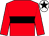 Red, black hoop, white cap, black star (Cutbacks Partnership)