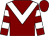 Maroon, white chevron, hooped sleeves (Four Provinces Partnership)