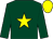 Dark green, yellow star, yellow cap (Manor House Racing Club)