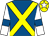 Royal blue, yellow cross sashes, white sleeves, royal blue armlet, yellow cap, white star (Mrs Margaret C Kiely)
