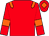 Red, orange epaulets, armlets and diamond on cap (Mr D M & Mrs M A Newland)