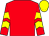 Red, yellow chevrons on sleeves, yellow cap (Mr Martin R Brooks)