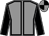 Grey, black seams, black sleeves, grey seams, quartered cap (Ms M T Condon)