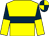 Yellow, dark blue hoop, dark blue and yellow halved sleeves, dark blue and yellow quartered cap (Trevor Mennell & Kathie Gwilliam)