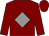 Maroon, grey diamond (The Calvera Partnership No 2)