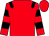 Red, black epaulets, hooped sleeves (Splinter Group)