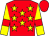 Red, yellow stars, yellow sleeves, red armlets, red cap (The Fife Boys + 1)