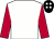 White, scarlet sleeves, black cap, white spots (J & S Dudgeon G & S Irwin W Alexander)