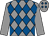Grey and royal blue diamonds, grey sleeves (Mustajed Partnership)