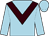 Light blue, brown chevron, light blue cap (Let's Go Racing Syndicate)