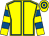 Yellow, royal blue seams, hooped sleeves and cap (Mr Walter Hayford)