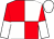 Red and white (quartered), halved sleeves, white cap (Rakebackmypoker Com)