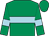 Emerald green, light blue hoop and armlets (Mr C R Whittaker & Mr D F Yeoman)