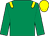 Emerald green, yellow epaulets, yellow cap (Mrs Gemma Appleton)
