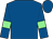 Royal blue, light green armlets (Mr T D Ward)