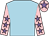 Light blue, pink sleeves, mauve stars, pink cap, mauve star (Thomson Fyffe Racing)