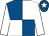 Royal blue and white (quartered), white sleeves, royal blue cap, white star (Fortune Favours The Brave Racing)