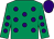 Emerald green, purple spots, purple cap (Usual Order Syndicate)