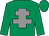 Emerald green, grey cross of lorraine (B Thomas, M Donnellan, A Guidi)