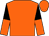 Orange, black and orange halved sleeves (Tony Waspe Partnership)