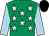 Emerald green, white stars, light blue sleeves, black cap (Liiimerick Syndicate)