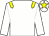 White, yellow epaulettes, yellow star on cap (S Hales)