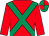 Red, emerald green cross sashes, quartered cap (G Olivero)