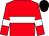 Red, white hoop, white armlet, black cap (Damian Lavelle)