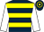 Dark blue, yellow hoops, white sleeves (Simon Ballance & Mrs C M Mulhall)