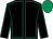 Black, emerald green seams, emerald green cap (Brian Goldswain & Jarvis Associates)