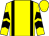 Yellow, black braces, black chevrons on sleeves, yellow cap (Mahmoud Abdulkhaleq)