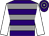 Purple, grey hoops, white sleeves (Panarea Racing)