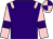 Purple, pink epaulets, pink sleeves, purple armlets, quartered cap (Mr R G Westacott)