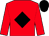 Red, black diamond, black cap (Ms Karen Walsh)