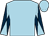 Light blue, dark blue and light blue diabolo on sleeves (S Stoneham,e Van Cutsem,a Hoctor-dunca)