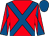 Red, royal blue cross belts, diabolo on sleeves, royal blue cap (Mrs K Wetherall)