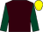 Brown, dark green sleeves, yellow cap (Kinnersley Optimists)