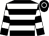Black & white hoops, white hoop on cap (John Joseph White)
