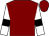Maroon, white sleeves, black armlets (H E Sheikh Mishal Hamad Bin Kh Al-tha)